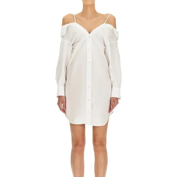 Alexander Wang Dresses T Alexander Wang Off Shoulder Shirt